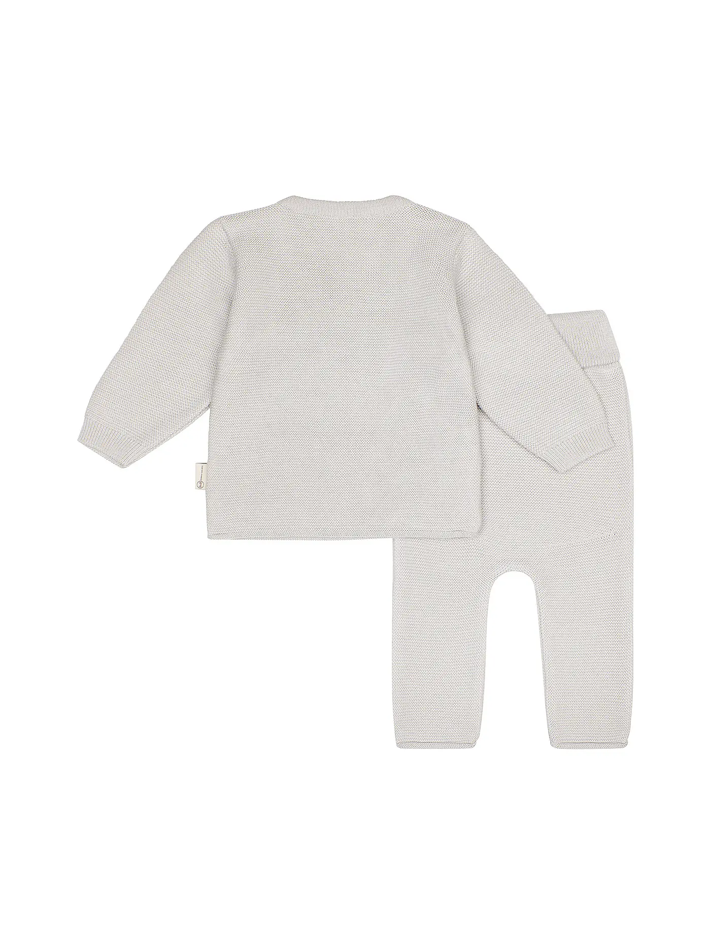 STEIFF | Baby Set Strickjacke und Strickhose 2 teilig | grau